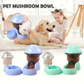 Mushroom Pet Food and Water Dispenser Set for Cats and Dogs - Light Blue - view 2