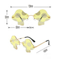 Mushroom Shape Sunglasses with UV Protection - Red Lens - view 4