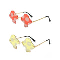 Mushroom Shape Sunglasses with UV Protection - Yellow Lens - view 3