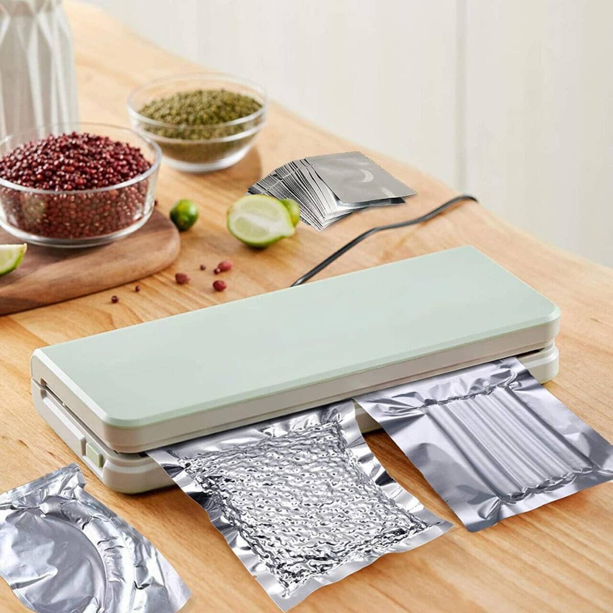 Mylar Food Vacuum Bags, Aluminium Foil Heat Seal - 16 x 24 cm, Pack of 200 - view 4