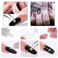 Nail Art Glue for Acrylic and UV Gel Nails, 3 g Bottles, Pack of 10 - view 3