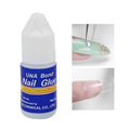 Nail Art Glue for Acrylic and UV Gel Nails, 3 g Bottles, Pack of 10 - view 5
