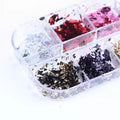 Nail Art Laser Flakes in a 12-Compartment Set - view 4