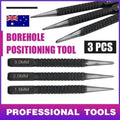 Nail Centre Punch Set for Wood and Metal, Round Head, Pack of 3