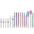 Nail Drill Bit Set, 16 Piece - Ceramic and Tungsten Carbide - view 2