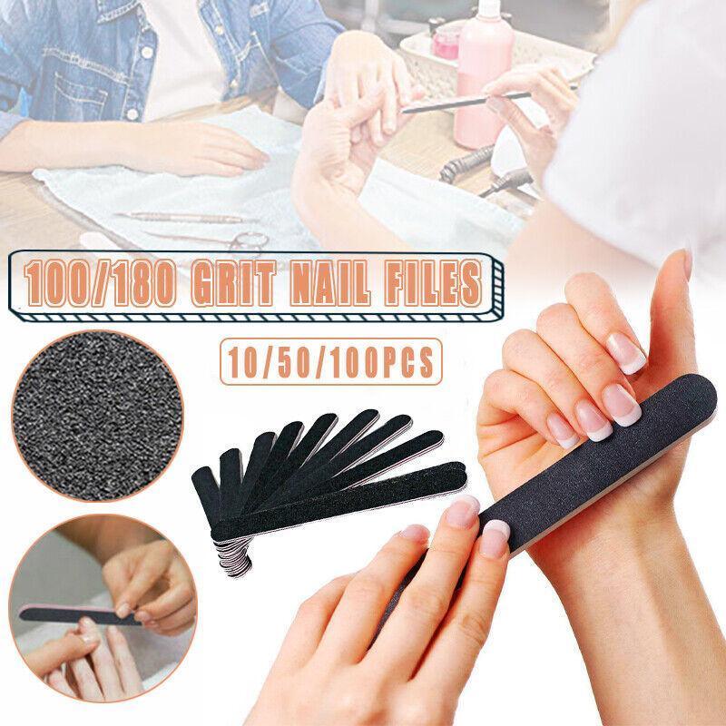Nail Files 100/180 Grit for Manicure and Pedicure - Pack of 10 - view 2