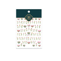 Nail Stickers for DIY Nail Art - Pink and Orange Tulips with Heart Scenes