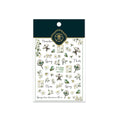 Nail Stickers for DIY Nail Art - White Blossoms and Butterflies