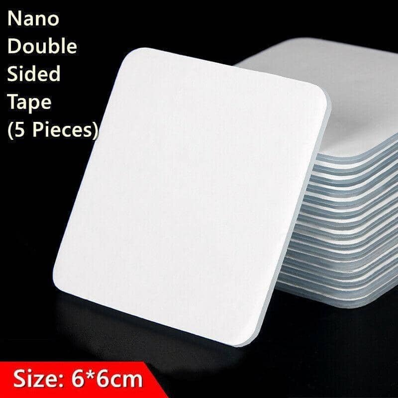 Nano Double Sided Tape Clear Gel Pads, 6 x 6 cm - Pack of 50 - view 2