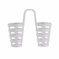 Nasal Vent Clip, Soft Reusable PE Dual-Vent Basket Design - White - view 2