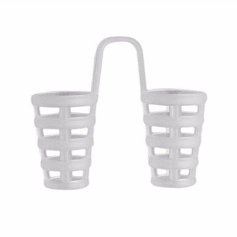 Nasal Vent Clip, Soft Reusable PE Dual-Vent Basket Design - White - view 2