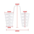 Nasal Vent Clip, Soft Reusable PE Dual-Vent Basket Design - White - view 3