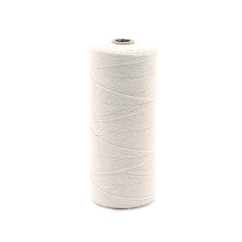 Natural Cotton Macrame Rope for DIY Crafts - 1mm x 400m