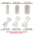 Natural Cotton Macrame Rope for DIY Crafts - 6mm x 100m - view 4