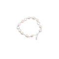 Natural Freshwater Pearl Bracelet with 925 Sterling Silver - view 2