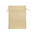 Natural Jute Burlap Drawstring Bags, 50 Pack - 20 x 15 cm