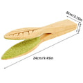 Natural Pine Wood Handheld Leaf Cleaning Brush for Potted Plants - view 3