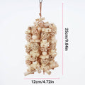Natural Rattan Parrot Chew Toy Wooden Bird Interactive Biting Toy for Cage - view 3