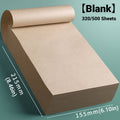 Natural Wood Colour Draft Paper Notebook for Students, 500 Sheets - view 3