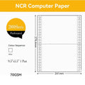 NCR Computer Paper, 2000 Sheets - 1 Layer, White