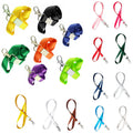 Neck Strap Lanyard with Clip for ID Badge Holder – Gold Yellow - view 4