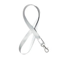 Neck Strap Lanyard with Clip for ID Badge Holder - Silver Grey