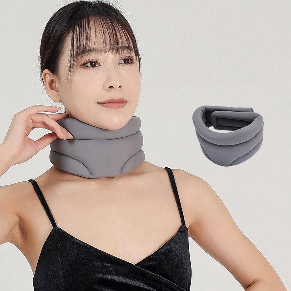 Neck Support Sleeve - Grey - view 4