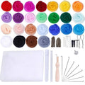 Needle Felting Starter Kit with 25 Felt Balls and Craft Tools - view 2