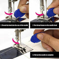 Needle Threaders for Hand Sewing and Embroidery - Pack of 10, Assorted Colours - view 5
