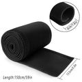 Neoprene Cable Management Sleeve with Hook and Loop Closure - Set of 3 Rolls, Black - view 3