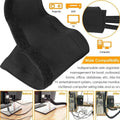 Neoprene Cable Management Sleeve with Hook and Loop Closure - Set of 3 Rolls, Black - view 5