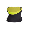 Neoprene Waist Trainer Body Shaper Belt - Black and Yellow, Size XL, 83-85 cm