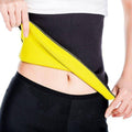 Neoprene Waist Trainer Body Shaper Belt - Black and Yellow, Size XL, 83-85 cm - view 4