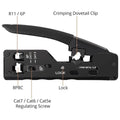 Network Cable Crimping Tool - Black - view 5