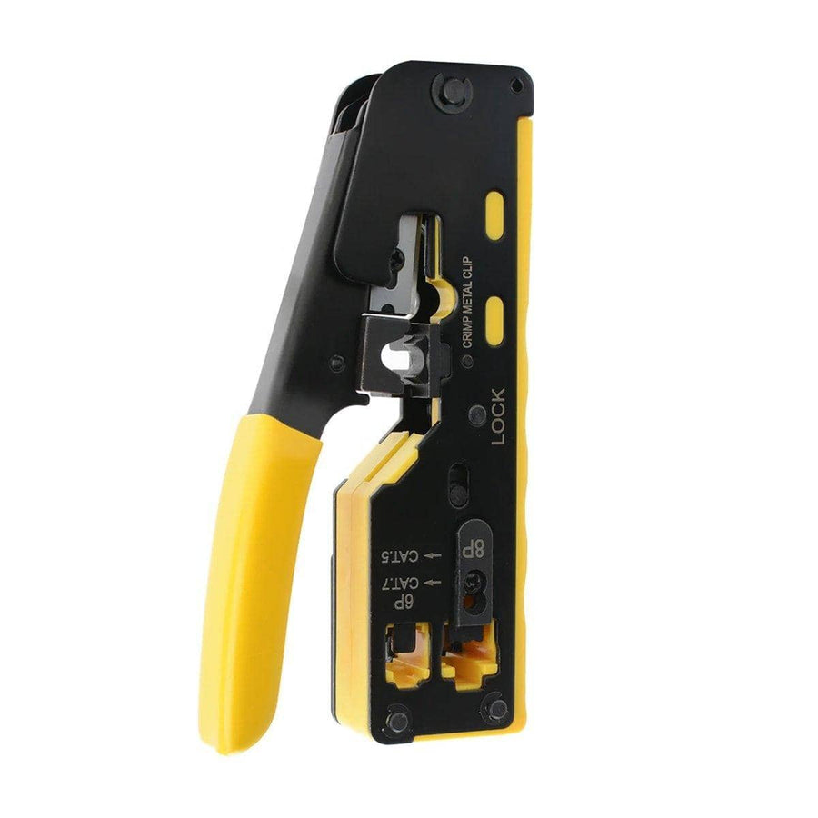 Network Cable Crimping Tool - Yellow