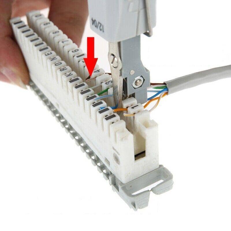 Network Cable Punch Down Tool with Hook and Blade, 175 mm - view 5