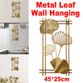 New Chinese Style Metal 3D Gold Leaf Wall Hanging Ornament for Home and Bedroom