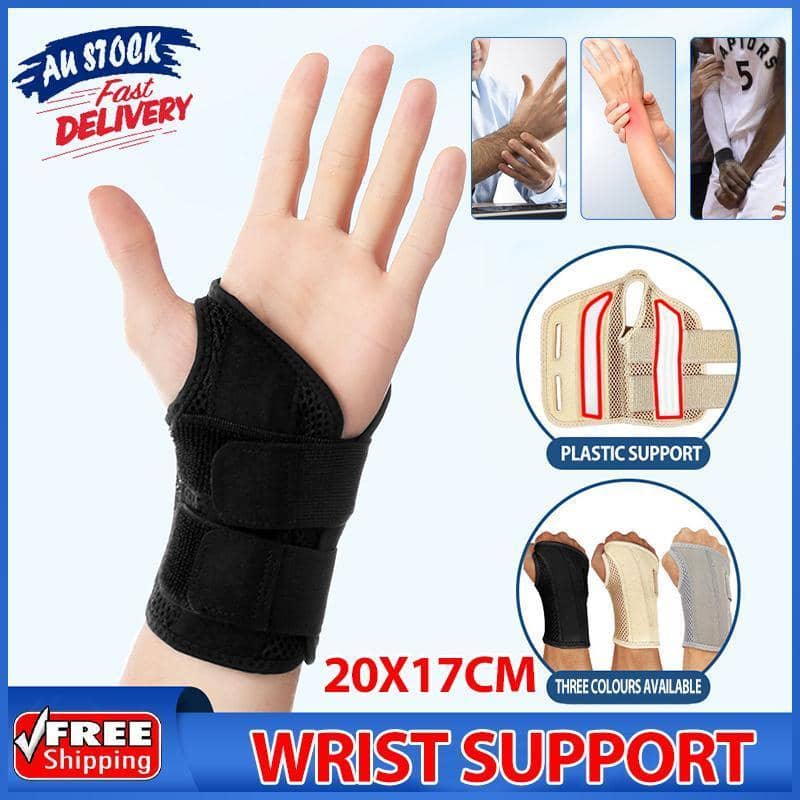 Night Wrist Support Brace for Men and Women - Grey - view 2