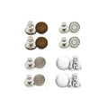 No-Sew Jeans Button Pins for Pants - Pack of 8, Mixed Designs