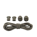 No Tie Elastic Shoelaces with Toggle Locks for Sneakers, Running and Walking Shoes - Army Green