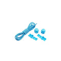 No Tie Elastic Shoelaces with Toggle Locks for Sneakers, Running and Walking Shoes - Light Blue