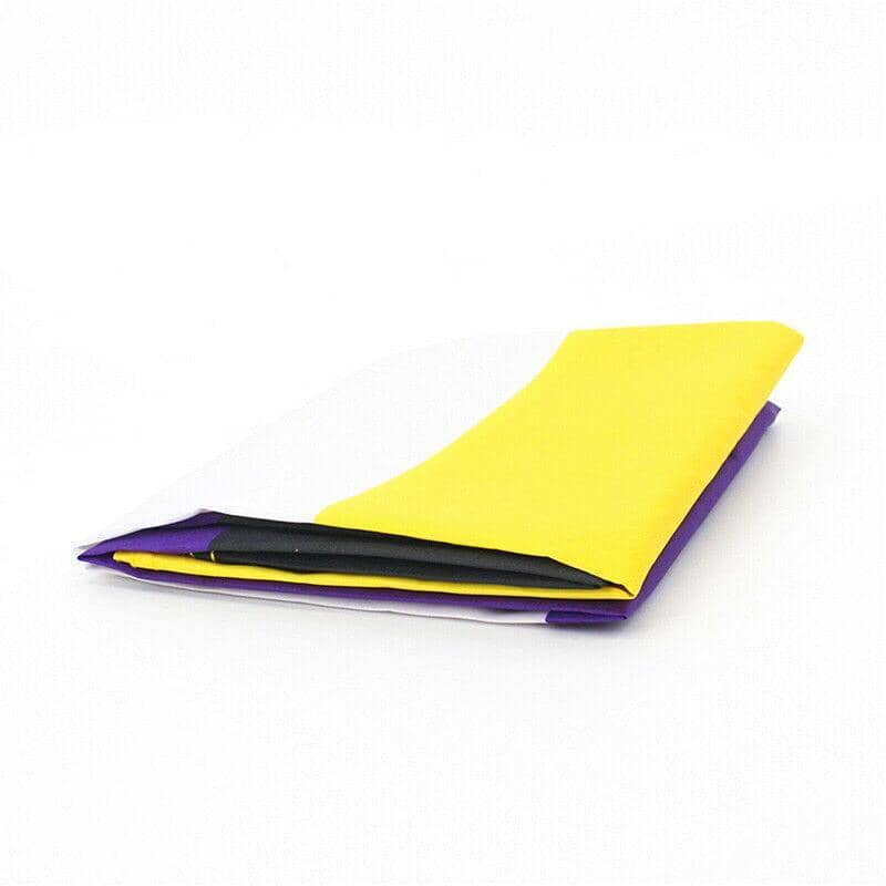 Non-Binary Pride Flag 90 x 150 cm, Genderqueer Flag with 2 Eyelets - view 5