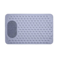 Non-Slip Bath Mat with Massage Points, TPE 36 x 69 cm - Grey