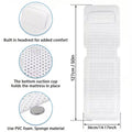 Non Slip Bathtub Mat with 30 Suction Cups, Built-In Headrest and Soft Surface - view 5