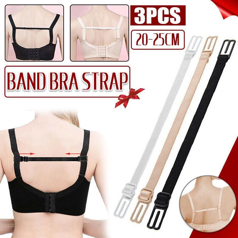 Non-Slip Bra Strap Holders with Racerback Clip, Set of 3 - Black - view 2