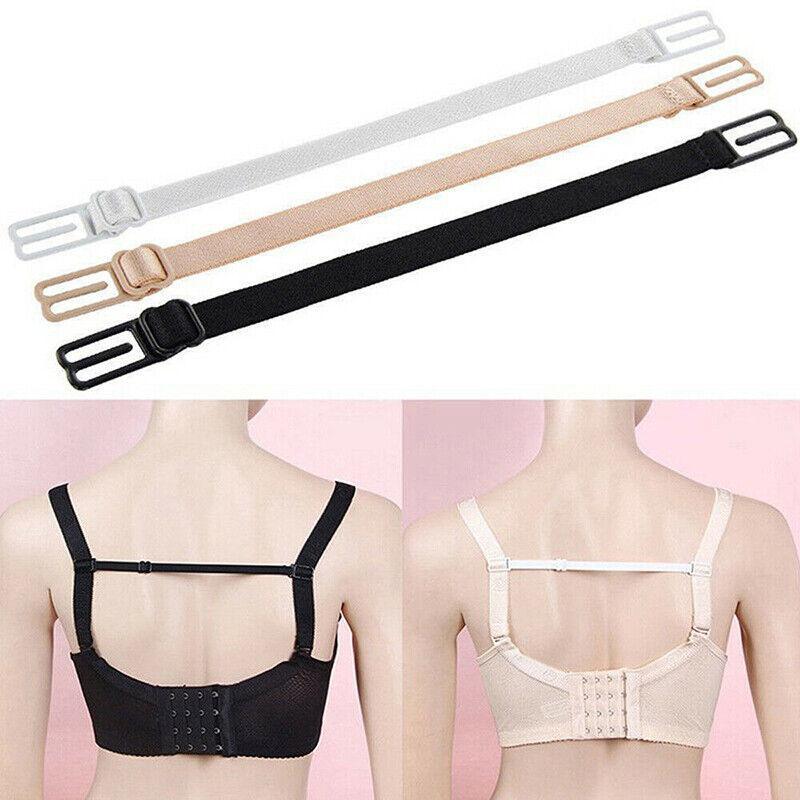 Non-Slip Bra Strap Holders with Racerback Clip, Set of 3 - Black - view 3