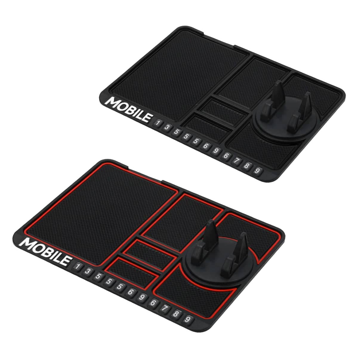 Non-Slip Car Dashboard Phone Holder Mat - Black - view 3