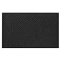 Non Slip Entryway Floor Mat, Polypropylene and Rubber - V Shape Pattern, 60 x 90 cm