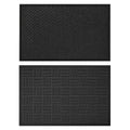 Non Slip Entryway Floor Mat, Polypropylene and Rubber - V Shape Pattern, 60 x 90 cm - view 3