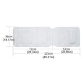 Non-Slip Full Body Bath Mat with Suction Cups - White, 125 x 36 cm - view 3